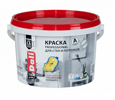 DALI Professional Акриловая краска для стен и полотолков